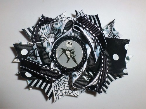 NEW Boutique Jack Skellington Nightmare Before Christmas Girls Halloween Outfit - Picture 4 of 6
