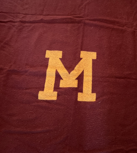 VTG. 1950-60 BEAUTYNAP WOOL UNIVERSITY of MINNESOTA GOPHER STADIUM BLANKET - Imagen 8 de 11