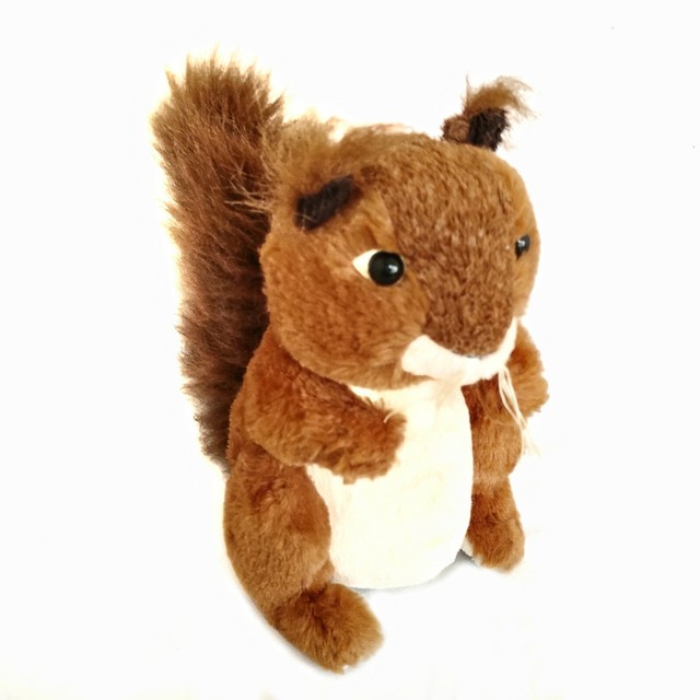 red squirrel stuffed animal