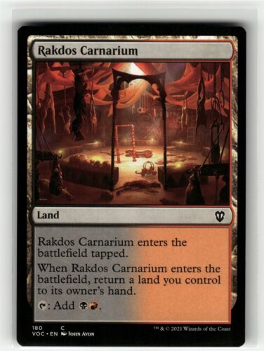 Rakdos Carnarium (180) Crimson Vow Commander VOC (BASE) NM+ (MTG) - Picture 1 of 1