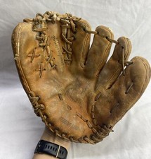 Vintage 11  Youth Leather Baseball Glove Genuine Cowhide Performance Pocket Pro