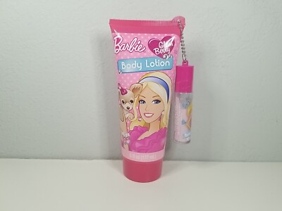 Barbie Glam Berry Body Lotion 6oz & Body Shimmer 0.27oz 2014 Mattel 