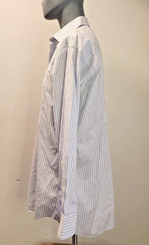 Camisa de vestir clásica IKE BEHAR New York para hombre talla 16-34 Foto 3 de 4