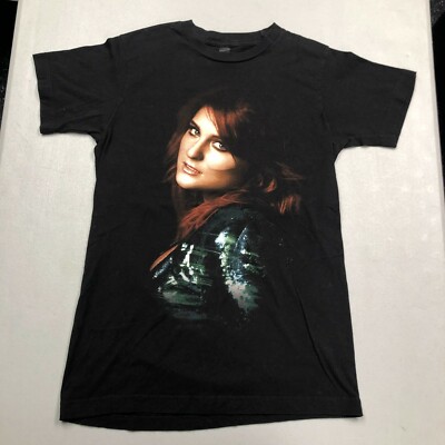 Meghan Trainor Untouchable Tour 2016 Double Sided size S Small Black T Shirt Tee