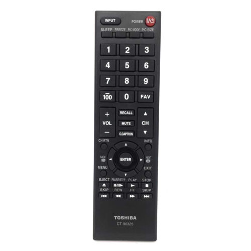 New CT-90325 For Toshiba LCD TV Remote Control CT-90302 50L2200U 22AV600 32C120U - Picture 1 of 6