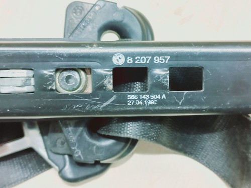 BMW E46 SEDAN PRE FL FRONT RIGHT SEAT BELT 8207956 / 8207957 LHD - Picture 5 of 6