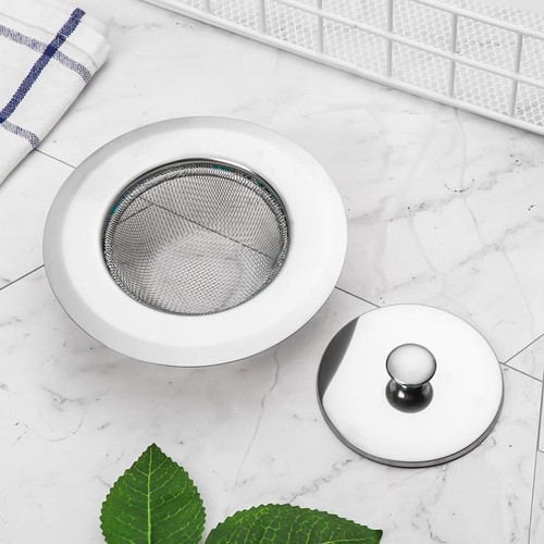 topper Stecker Filter korb Waschbecken Sieb mit Deckel Abfluss loch Sieb - Bild 8 von 16
