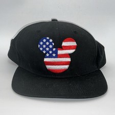 Disney Mickey Mouse Ears Hat With American Flag Design-Collectible