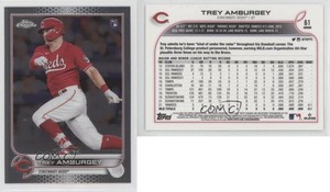 2022 Topps Chrome Trey Amburgey #61 Rookie RC
