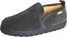 Men'S Slippers,Genuine Leather Upper Indoor/Outdoor House Shoes  the Soft Shear