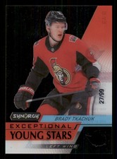 2020-21 Synergy Exceptional Young Stars Black #EY6 Brady Tkachuk /99