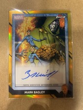 2026 Topps Finest Fantastic Four Artist Autograph Card Gold /50 Variant