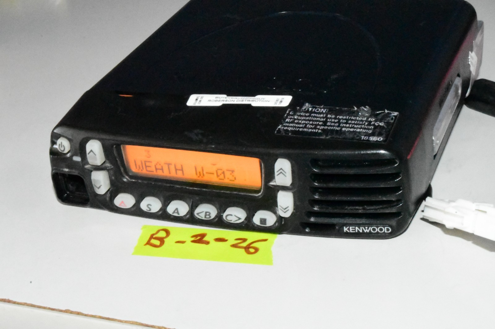 Kenwood TK-7180H-K 136-174MHz VHF 50w Two Way Radio NEEDS PROGRAMMING #b