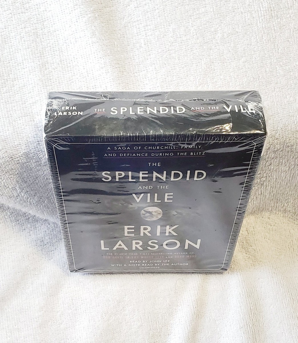 "The Splendid and the Vile" 14 Compact Disk, Audio Book by Erik Larson- 18 hrs. View 2
