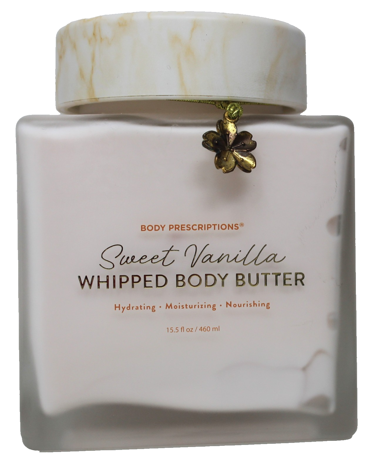 Sweet Vanilla Whipped Body Butter 15.5 oz Glass Jar by Body Prescriptions