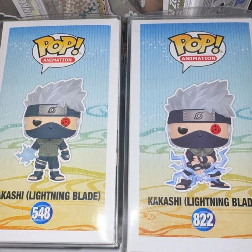 Funko Pop! Animation Naruto Shippuden Kakashi Lightning Blade GameStop 2-Pack