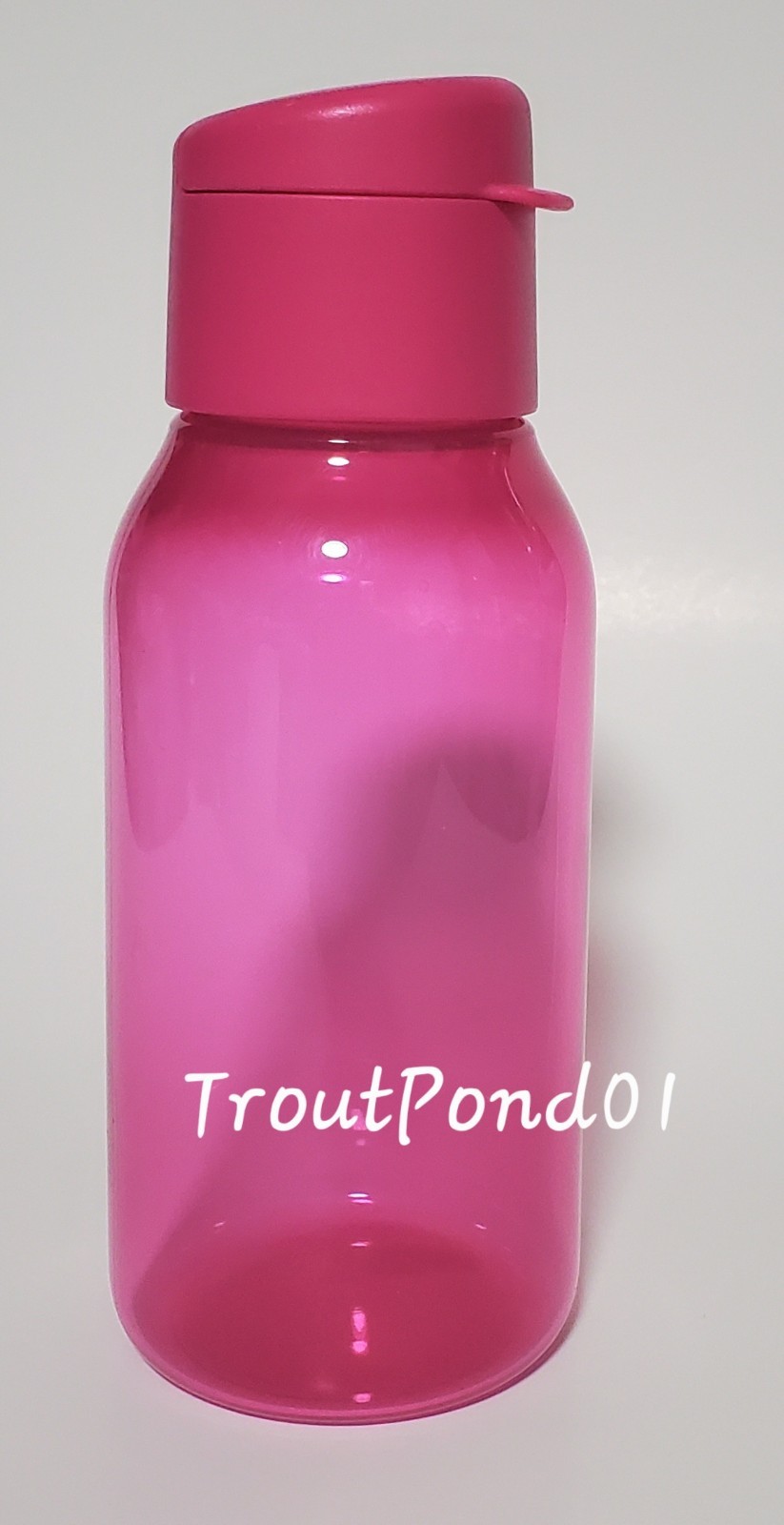 Mini 12 Oz Fuchsia Pink Flip Top Cap Travel Size