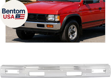 Front Bumper Face Bar For Nissan D21 1986 1992 Steel Chrome Replacement Front Bumper Face Bar For Nissan D21 1986 1992 Steel Chrome Replacement