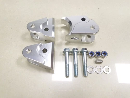 Silver Aluminum Front & Rear 2'' Full Rise Lift For Honda Rancher 420 TRX420TM - Picture 1 of 7