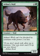 Arlinn's Wolf - Foil - War Of The Spark #151/264 MTG Magic The Gathering