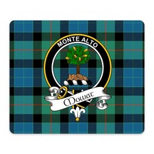 Mowat Scottish Clan Crest Mouse Pad - Family Tartan Gift