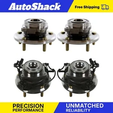 Front Rear Wheel Hub Bearing Assemblies for 2009-2020 Dodge Journey
