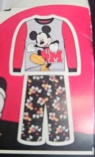 New Boy's Disney Sleepwear PJ Set Sz 4t Mickey Mouse Fleece Pants Unisex Girls