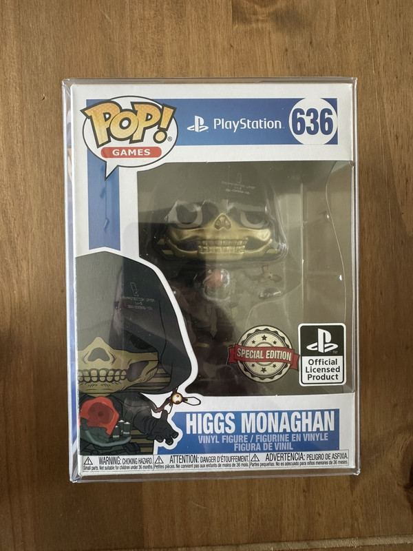 Funko Pop! Vinyl Games - Death Stranding - Higgs Monaghan #636 + Pop Protector