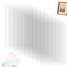Heat Resistant Clear Acetate Sheets 10 Pieces for Scrapbooking and DIY