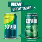 Zevia Zero Calorie Soda, Ginger Ale, 12 Ounce Cans (Pack of 24)