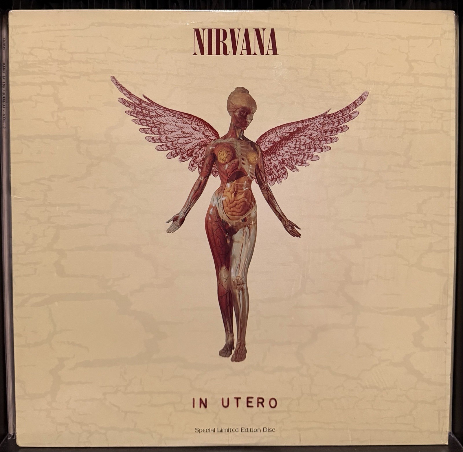 SHRINK NIRVANA LP In Utero 1993 1st Press Clear Vinyl OG DGC-24607 Special Ed