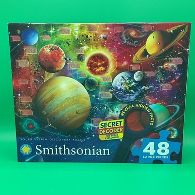 Smithsonian 48-piece 36 x24 Solar System Discovery Puzzle SEALED
