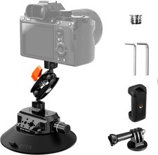 K F CONCEPT Suction Cup Camera Mount with Magic Arm for Hero 13 12 DJI Insta360