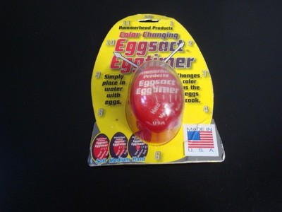 Eggsact Eggtimer Boiled Egg Color Changing Timer 2009 Vintage Factory Sealed!