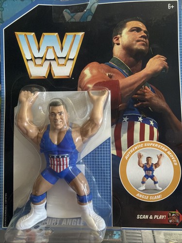 Mattel WWE Retro Series 7 Kurt Angle Action Figure...