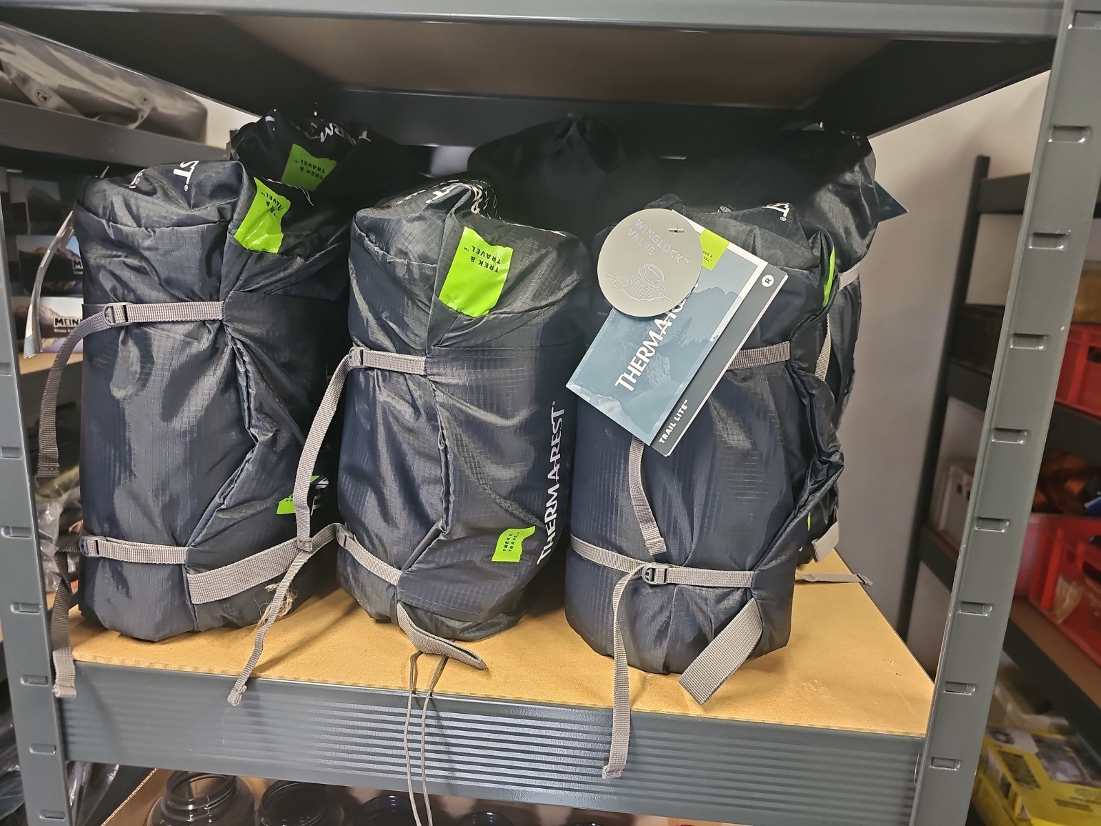 Thermarest restos autoinflables aislantes Trail Lite WR 51x168 en gris