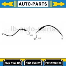 Front Brake Hose Line Sunsong 2PCS For 1992-1993 Ford E-150 Econoline 5.0L