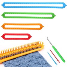 Set Telaio Maglia Uncinetti 4pz + Accessori Ferri Ago Unicnetto Sciarpa Guanti