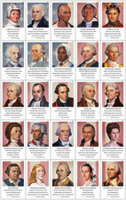 #6068a - 6068y 2026 Amer Revolution Figure Singles set/25 - MNH (After April 10)