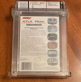 WATA 9.0 Star Trek 25th Anniversary complete in box nintendo nes CIB MINT 9.0