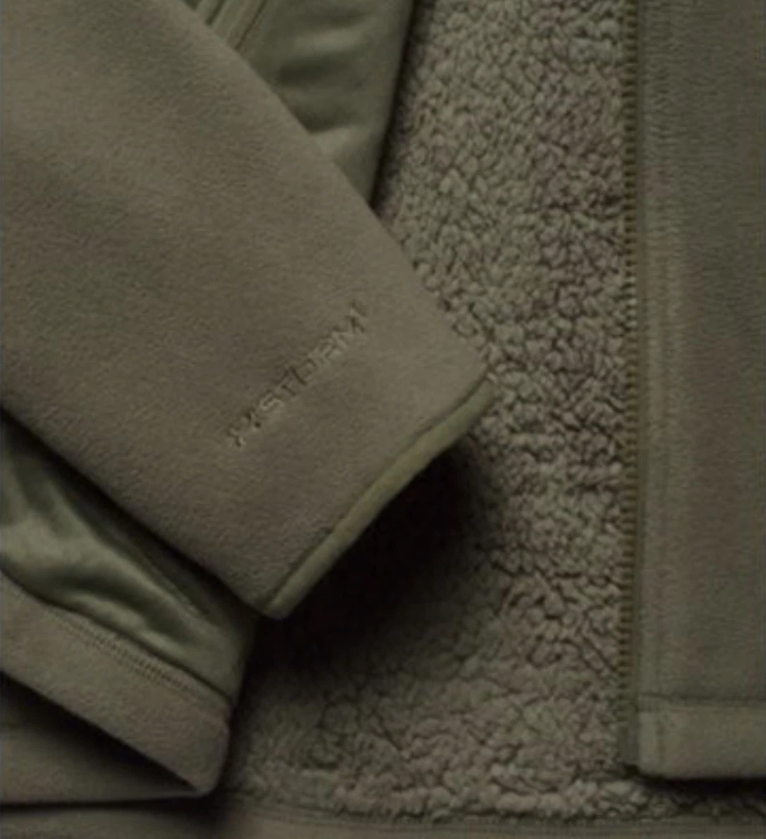Under Armour Tactical Super Fleece Jacket Men L Marine OD Green Storm 1279629 image 2