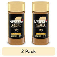 Nescafé Gold Espresso Blonde, Instant Coffee, 3.5 oz ( 2 Pack )