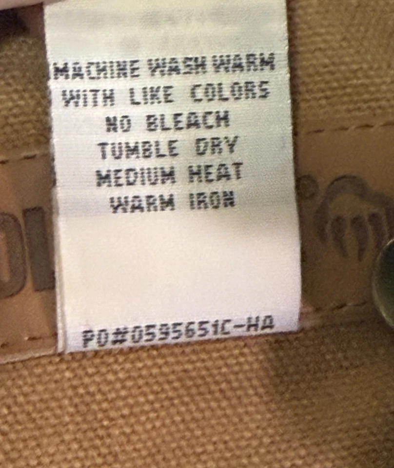 Wolverine Babero de Pato Sin Aislamiento 100% Algodón Mono Doble Rodilla Mediano/32 Foto 4 de 4