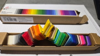 Bambu Lab Filament Swatches Model FAZ029 3D Printing Color Reference Kit NEU