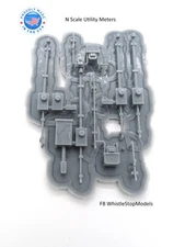 N Scale Utility Meter set