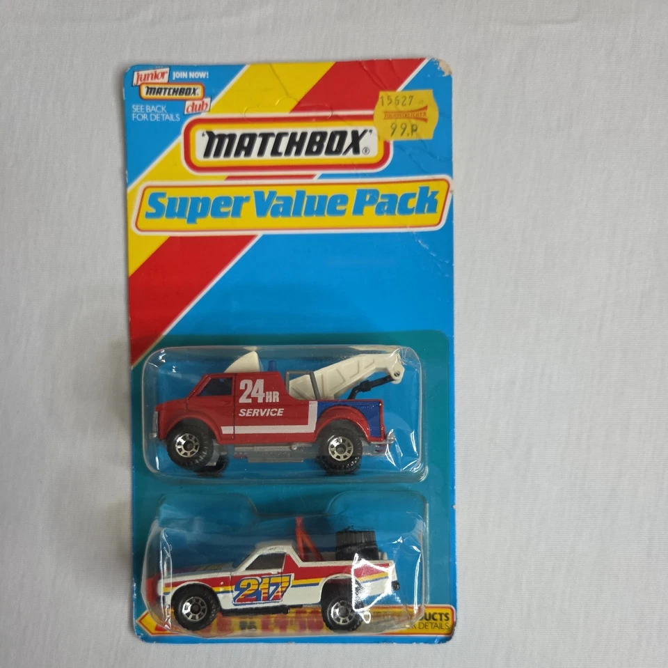 Caixa de fósforos vintage pacote super valor, não perfurado 1986. Breakdown Van & Ruff Trek. - Imagem 2 de 4