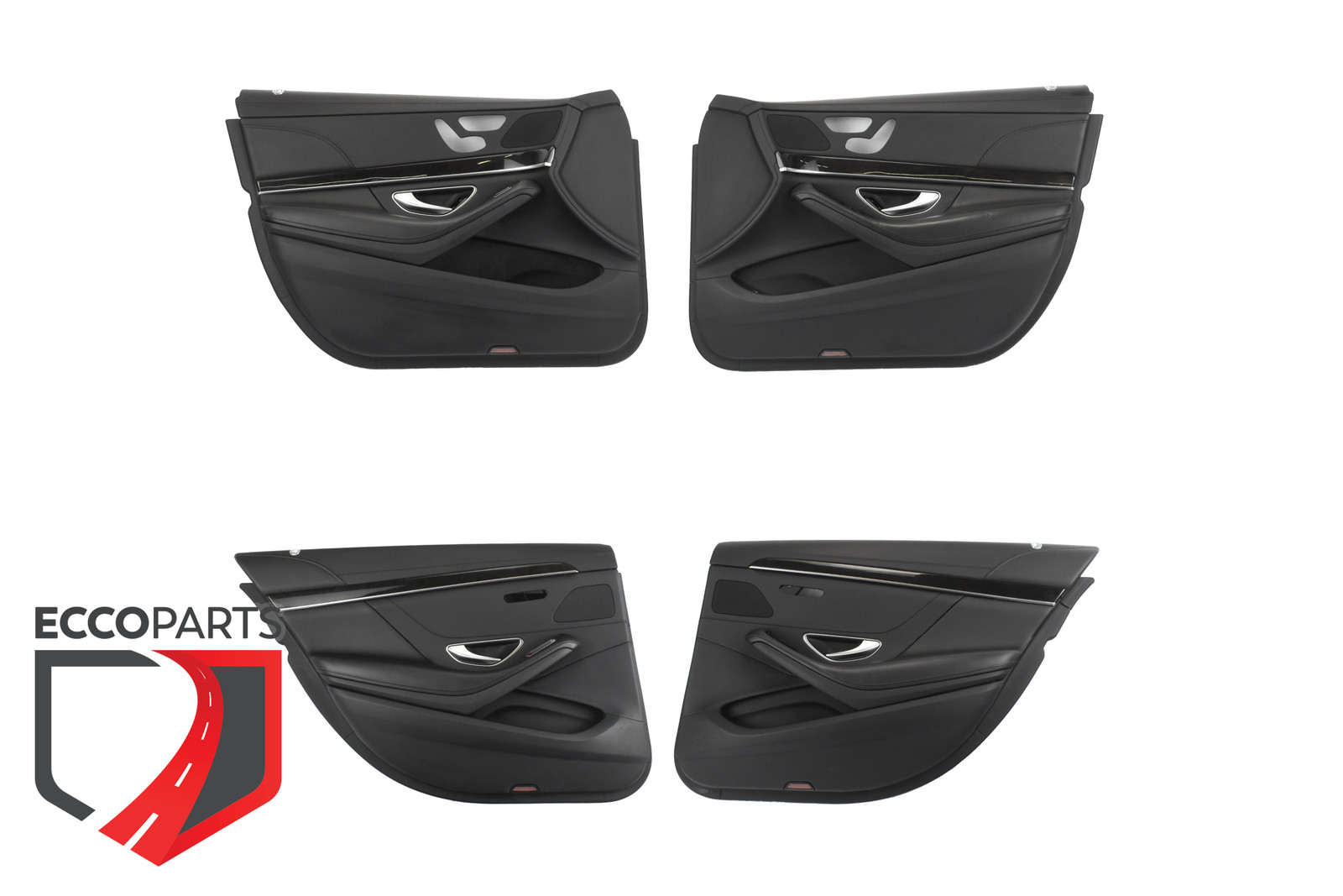 Mercedes Benz V222 W222 X222 Pannello Interno Porta in pelle LED A2227207800