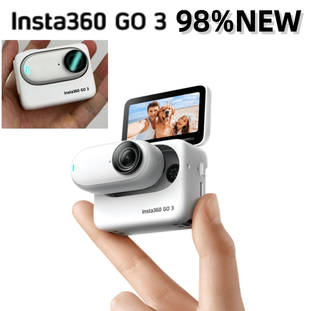 ビデオカメラ insta360 GO3 Insta360 GO 3 Action Camera (64GB) - (98% Mint) - Fully Functional