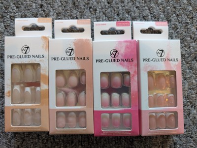W7 Pre Glued Nails 4er Set Neu
