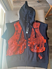 G-Star Raw Archive Vest Jacket zip hooded Medium New W Tags